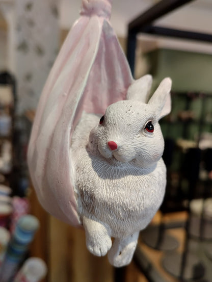 Dekorationshänge kanin - rosa - 10 cm