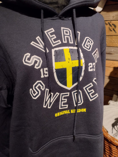 Hoodie Sweden Marinblå Vuxen