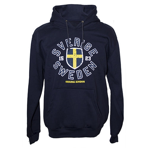Hoodie Sweden Marinblå Vuxen L