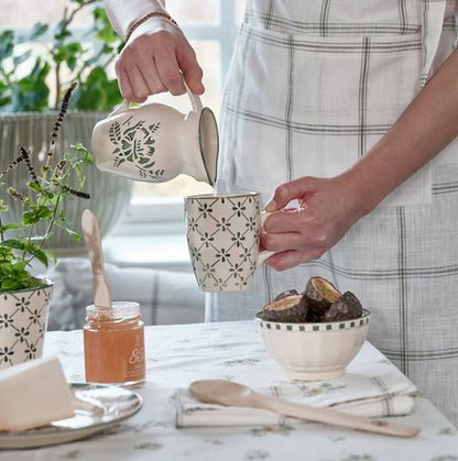 Kanna Grön Blomma Liten 0,3 Liter