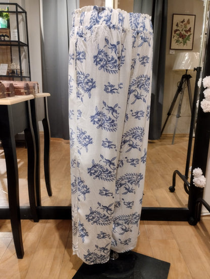 LAYLA - Geometriska byxor i stora storlekar