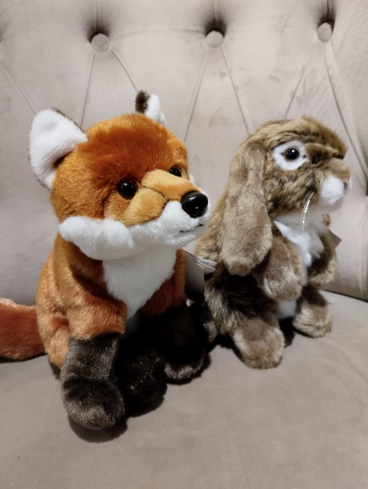 Gosedjur Väduren kanin, stående (H 18cm) - Plyschleksak