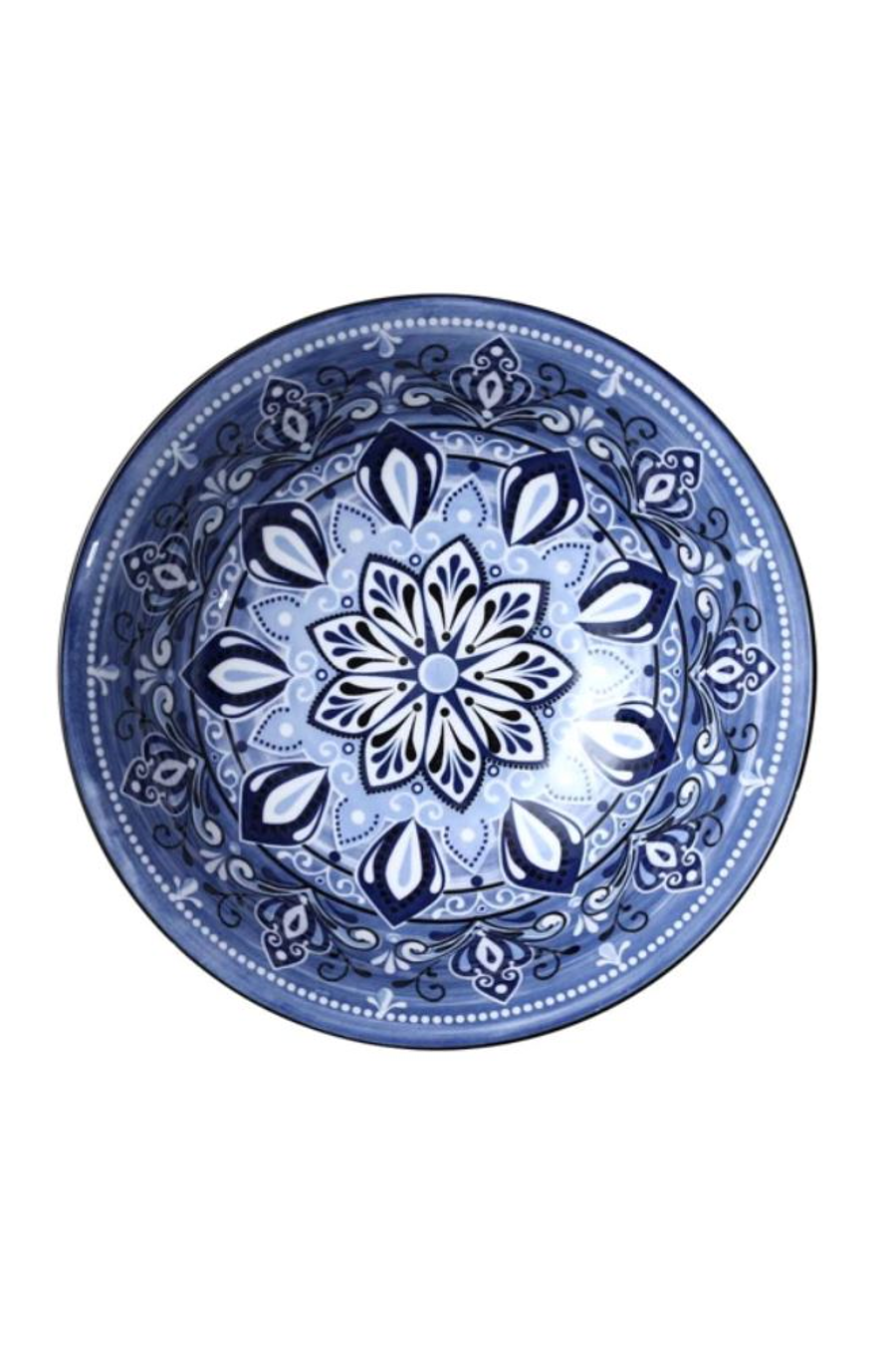 Skål - Saladsskål Jaipur - Blå - 21 cm