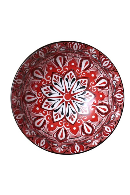 Skål - Saladsskål Jaipur - Röd - 21 cm