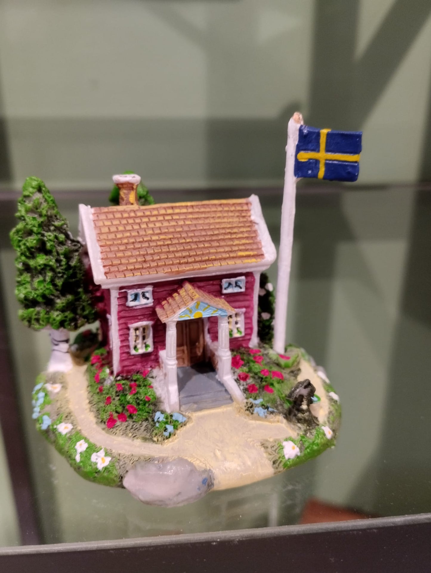 Svensk Cottage - Souvenir - Håndmalet