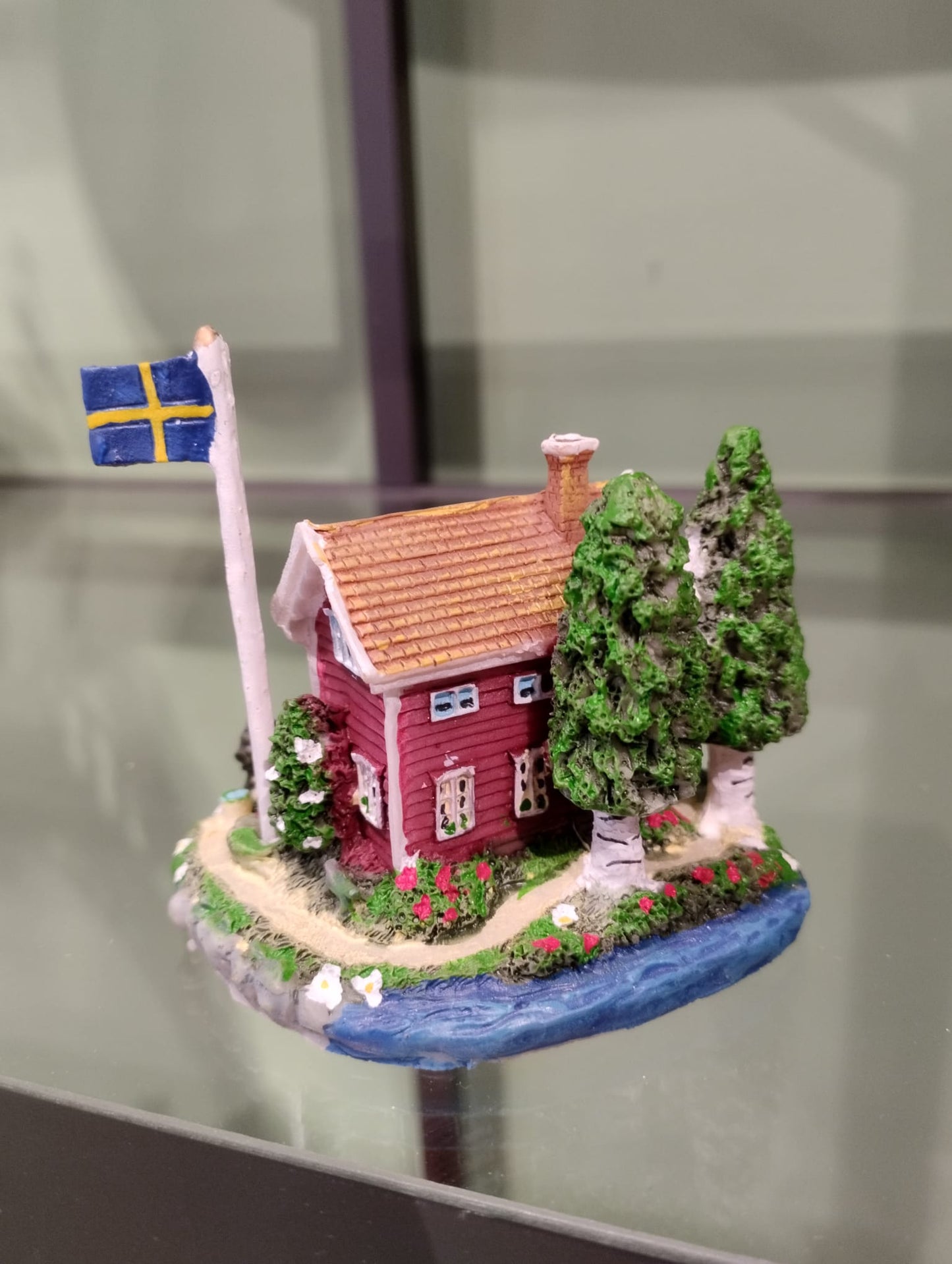 Svensk Cottage - Souvenir - Håndmalet