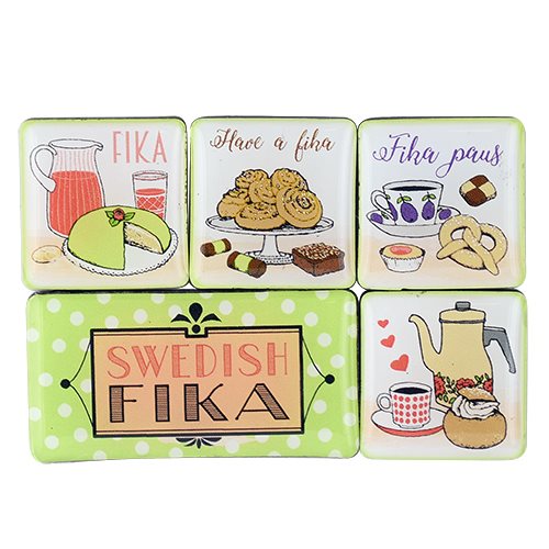 Magnetsæt Svensk Fika - Souvenir