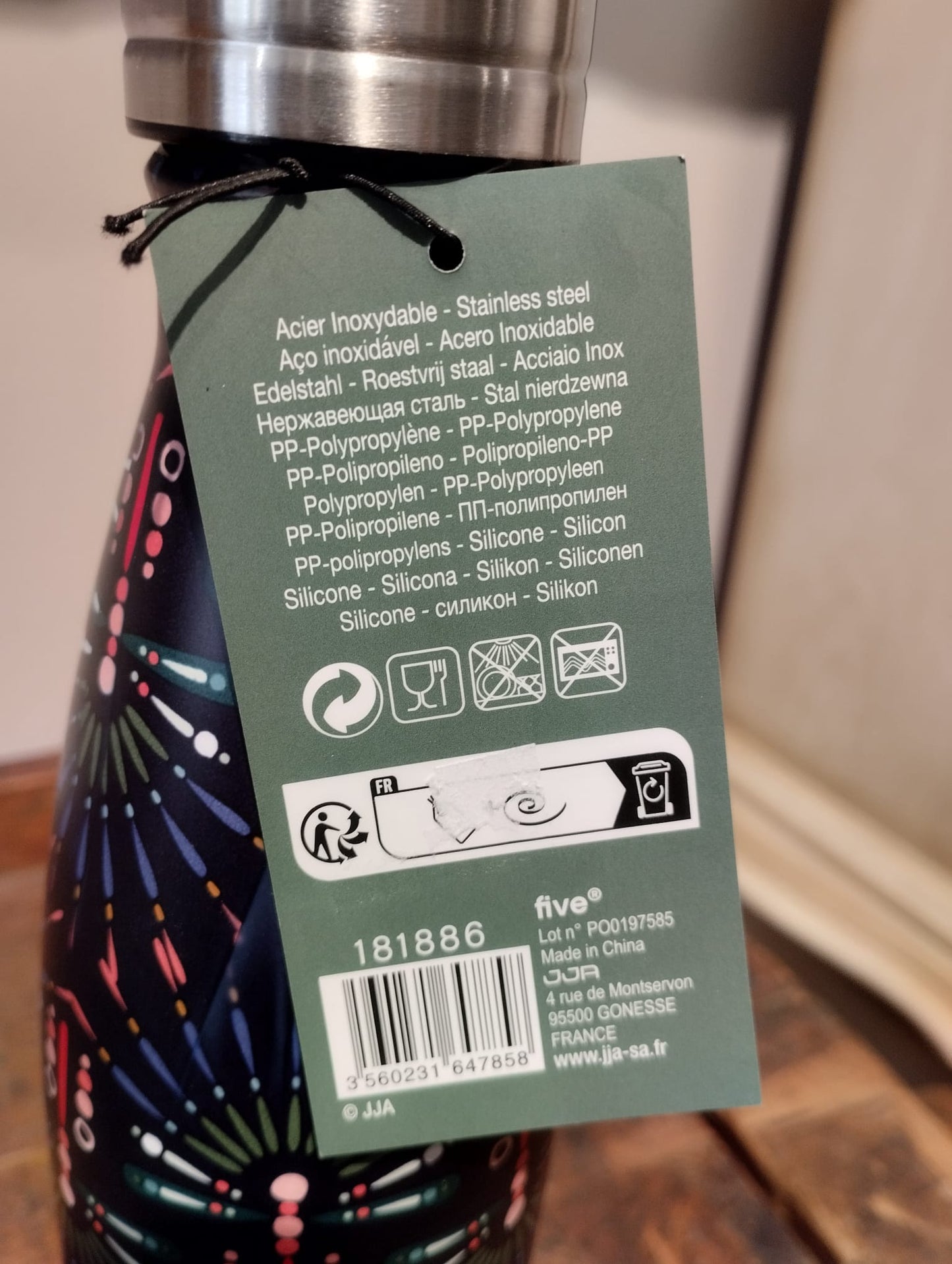 Termokande flaske 0,5L - Rød