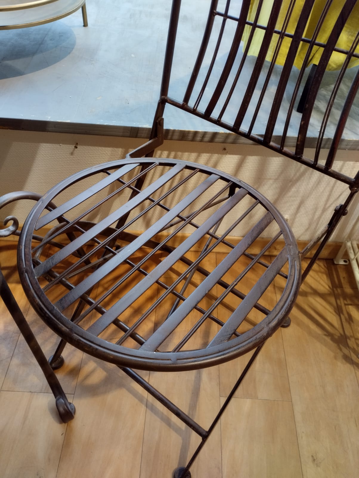 Trädgårdsgrupp - 3 Delar - Rustik Brun - Cafémöbelset