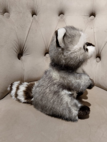 Tvättbjörn, sittande - 21 cm (höjd) - Plyschdjur