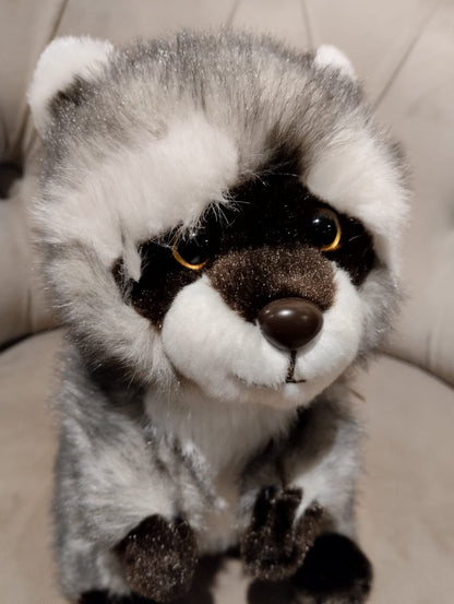 Tvättbjörn, sittande - 21 cm (höjd) - Plyschdjur