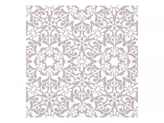 Servietrose, 20-pak, 3-lags, 33x33 cm
