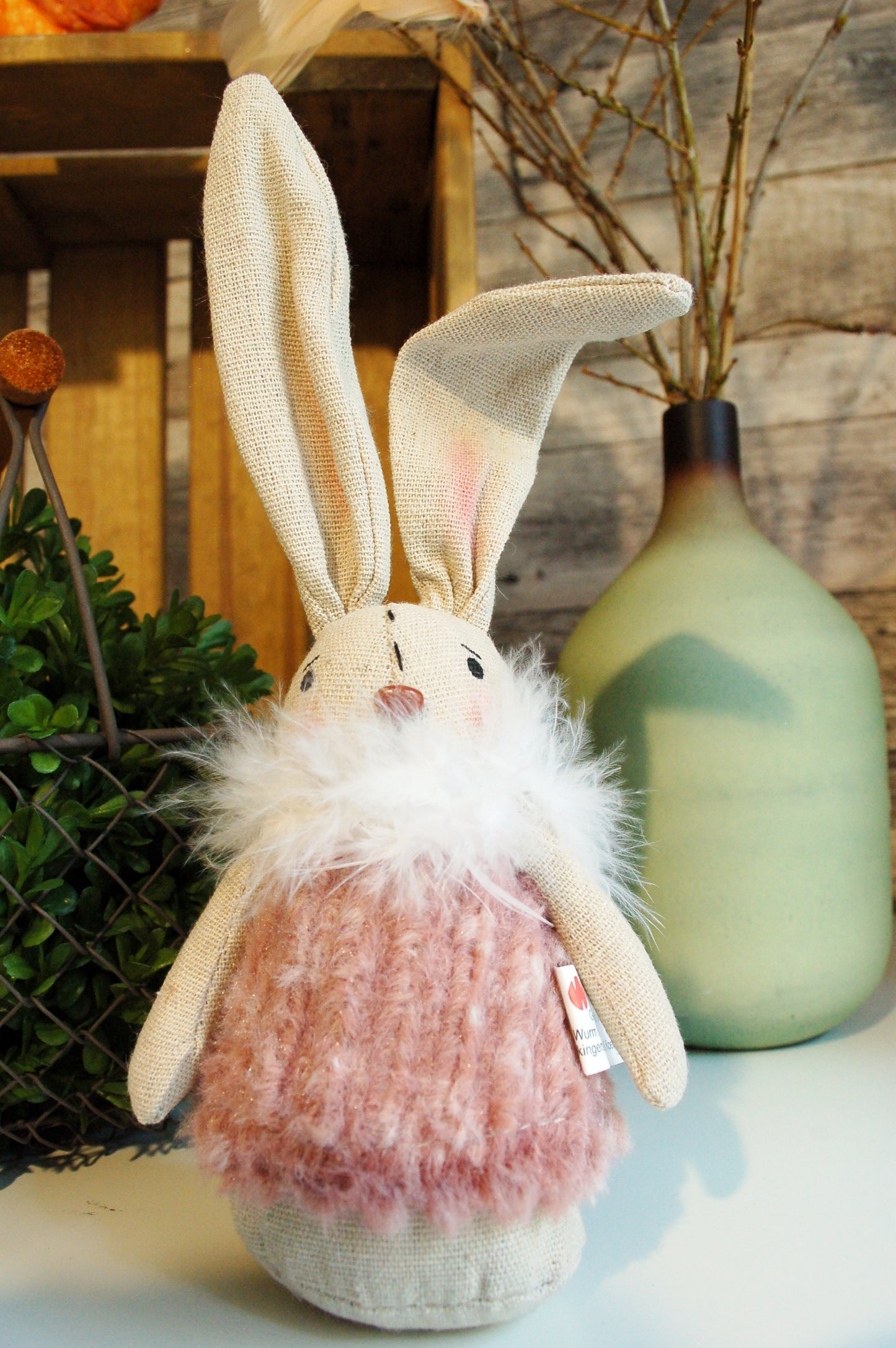 Hare - Textil - olika färger - Påskdekoration
